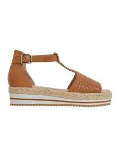 Wholesale 🤩 Jane Debster Daze Tan Weave 🩴 Sandals 🎉