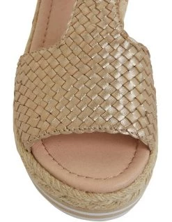 Budget ✨ Jane Debster Daze Soft Gold Weave 🩴 Sandals 👏 -Women Shoes shop 874924570 6 720x928
