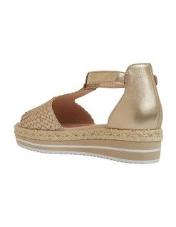 Budget ✨ Jane Debster Daze Soft Gold Weave 🩴 Sandals 👏 -Women Shoes shop 874924570 7 720x928