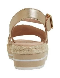 New ⌛ Jane Debster Debbie Soft Gold Weave 🩴 Sandals 💯 -Women Shoes shop 874924840 5 720x928