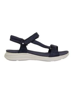 Coupon 👍 Active Flex Naples Navy Diamante 🩴 Sandals ✨