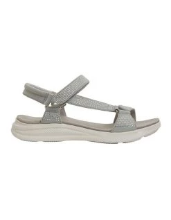 Cheapest ✨ Active Flex Naples Light Grey Diamante 🩴 Sandals 🔥