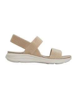 Cheap 😉 Active Flex Mack Beige Stretch 🩴 Sandals 🔥