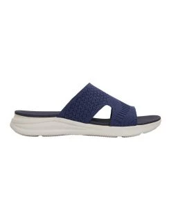 Deals 👍 Active Flex Madon Navy Stretch 🩴 Sandals 🎉