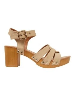 New ✔️ Ravella Lavinia Nude Smooth 🩴 Sandals ⌛