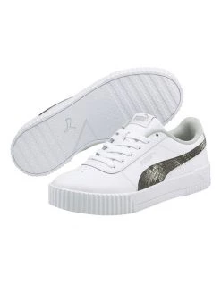 Cheapest ๐งจ Puma Carina L Snake FS White ๐ Sneaker โจ