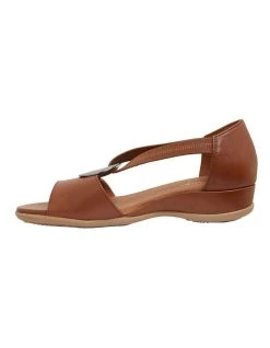 Buy 🎁 Wide Steps Caroline Mid Brown Glove 🩴 Sandals ✔️ -Women Shoes shop 880375960 3 720x928