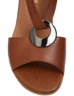 Buy 🎁 Wide Steps Caroline Mid Brown Glove 🩴 Sandals ✔️ -Women Shoes shop 880375960 6 720x928