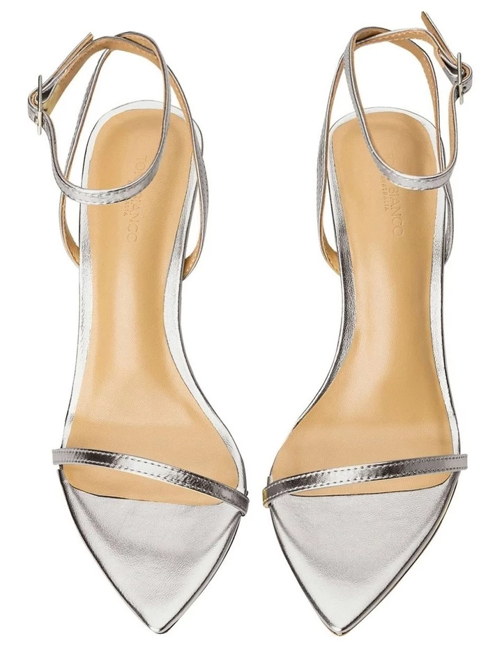 Cheap π€© Tony Bianco Myra Silver Nappa Metallic π Heels 𧨠4 Cheap π€© Tony Bianco Myra Silver Nappa Metallic π Heels 𧨠- Image 4