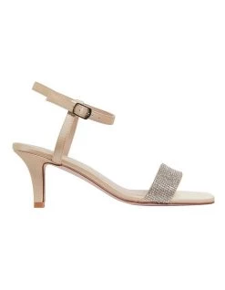 Budget ✔️ Pink Inc Icon Baby Pink Satin 🩴 Sandals in Baby Pink Satin ✨