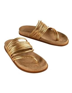 Women Shoes shop 18 Flash Sale ๐ Tony Bianco Lamana Antique Gold Nappa ๐ฉด Sandals โค๏ธ
