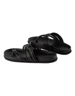 Deals 🔔 Tony Bianco Lamana Black Nappa 🩴 Sandals ❤️ -Women Shoes shop 883426060 4 720x928