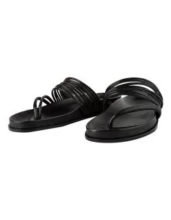 Deals 🔔 Tony Bianco Lamana Black Nappa 🩴 Sandals ❤️ -Women Shoes shop 883426060 5 720x928