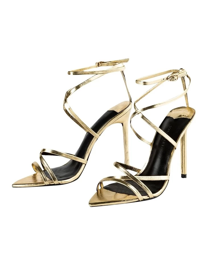 New ๐ Tony Bianco Marcy Gold Foil ๐ Heels ๐ 5 New ๐ Tony Bianco Marcy Gold Foil ๐ Heels ๐ - Image 5