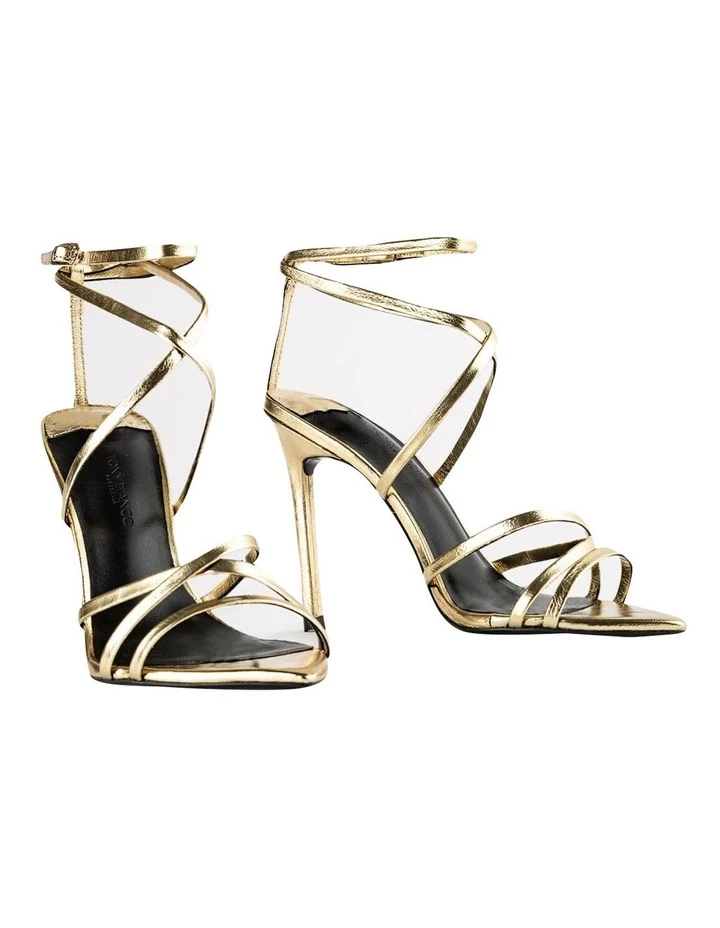 New ๐ Tony Bianco Marcy Gold Foil ๐ Heels ๐ 6 New ๐ Tony Bianco Marcy Gold Foil ๐ Heels ๐ - Image 6