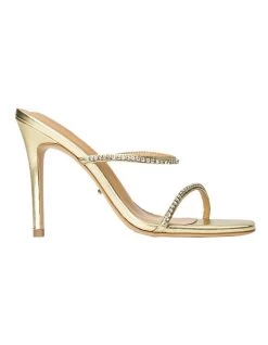 Cheap ๐ฅฐ Tony Bianco Fletcher Gold Nappa ๐ Heels ๐คฉ