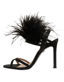 Hot Sale 😉 NINA Dalva Black Satin 🩴 Sandals 🌟 -Women Shoes shop 885023560 3 720x928