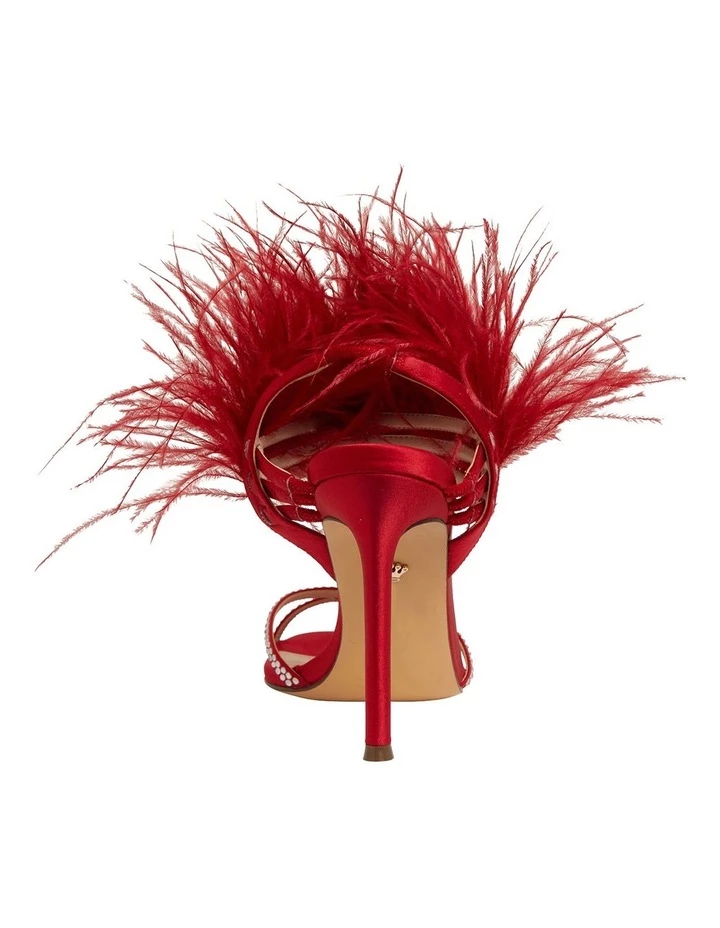 Outlet 🤩 NINA Dalva Red Rouge Satin 🩴 Sandals 💯 5 Outlet 🤩 NINA Dalva Red Rouge Satin 🩴 Sandals 💯 - Image 5