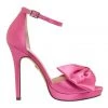 Hot Sale 🤩 NINA Flosie Ultra Pink Satin 🩴 Sandals ✔️