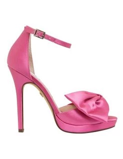 Hot Sale ๐คฉ NINA Flosie Ultra Pink Satin ๐ฉด Sandals โ๏ธ