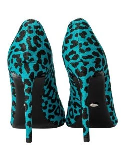 Best reviews of ❤️ Tony Bianco Anja Blue Leopard 👠 Heels 👏 -Women Shoes shop 887779450 3 720x928