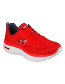 New 👏 Skechers GO WALK Hyper Burst Red 👟 Sneaker 🥰