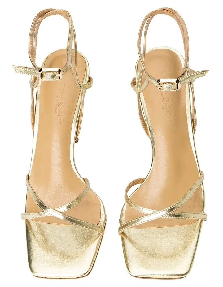 Brand new โค๏ธ Tony Bianco Frisky Gold Nappa ๐ Heels ๐งจ 4 Brand new โค๏ธ Tony Bianco Frisky Gold Nappa ๐ Heels ๐งจ - Image 4