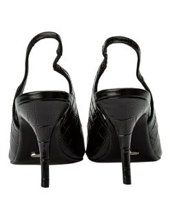 Best deal 🎁 Tony Bianco Hayes Black Croc 👠 Heels 🔔 -Women Shoes shop 888233950 3 720x928