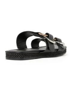 Best Pirce 😀 Forever New Uma Black Flat Slide ❤️ -Women Shoes shop 888247270 888275530 3 720x928