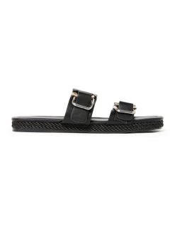 Best Pirce 😀 Forever New Uma Black Flat Slide ❤️ -Women Shoes shop 888247270 888275530 4 720x928
