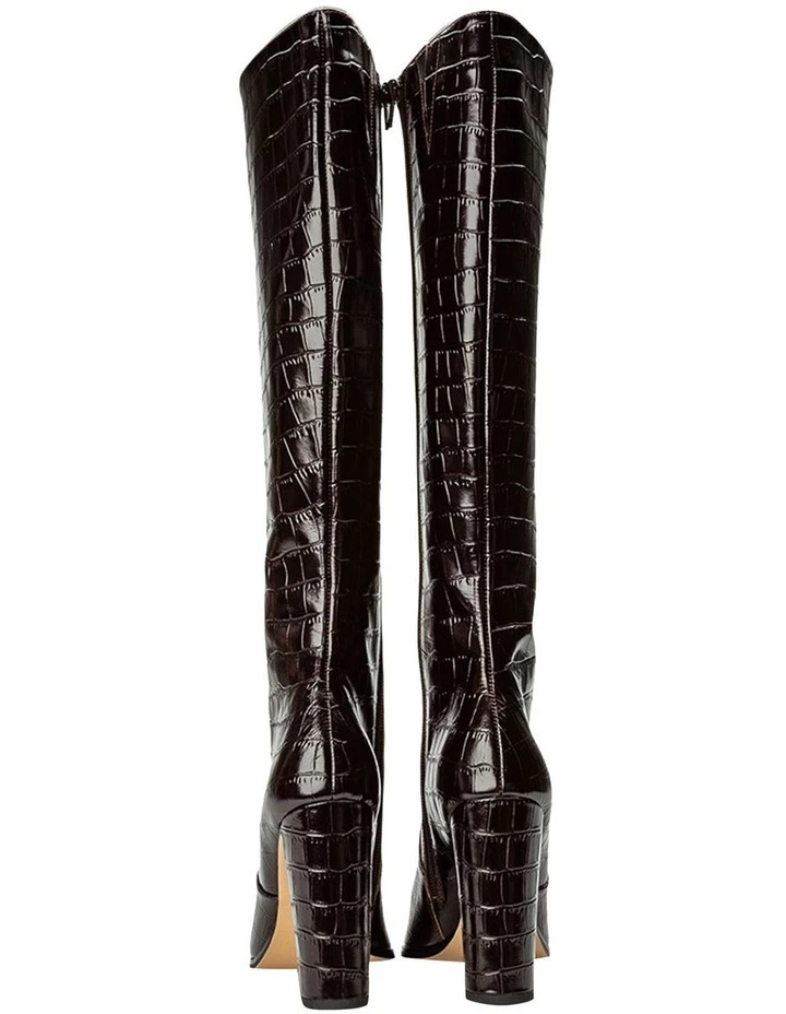 Promo 🎁 Tony Bianco Lucille Mocha Croc 🥾 Boots 💯 4 Promo 🎁 Tony Bianco Lucille Mocha Croc 🥾 Boots 💯 - Image 4