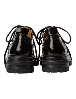 Outlet ✔️ Tony Bianco Wanita Black Hi Shine Flats 🥰 -Women Shoes shop 888523660 3 720x928