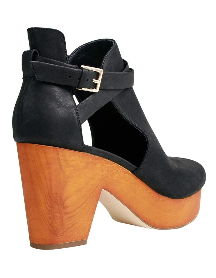 Best Sale ⭐ Belle & Bloom Fearless Black Clog Ankle Boot 🔔 3 Best Sale ⭐ Belle & Bloom Fearless Black Clog Ankle Boot 🔔 - Image 3