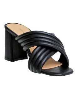 Budget 👍 Belle & Bloom When In Rome Black Quilted Mule 👟 Shoe ✔️ -Women Shoes shop 889076260 3 720x928