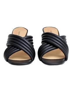 Budget 👍 Belle & Bloom When In Rome Black Quilted Mule 👟 Shoe ✔️ -Women Shoes shop 889076260 4 720x928