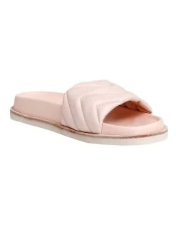 New 🛒 Belle & Bloom Go Get 'Em Blush Quilted Slide 🧨 -Women Shoes shop 889076530 3 720x928