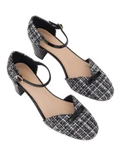 Cheapest 🤩 Review Esther Red Tweed Heel ⌛ -Women Shoes shop 889300360 3 720x928