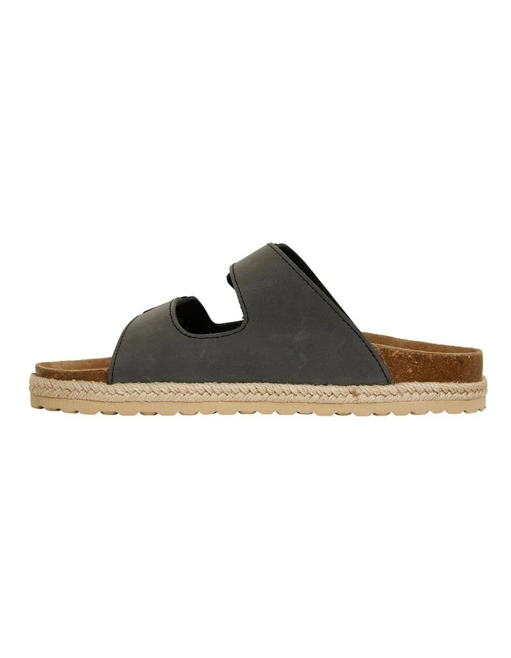 Cheapest ✔️ Easy Steps Crete Black Oily Nubuck 🩴 Sandals ⭐ 3 Cheapest ✔️ Easy Steps Crete Black Oily Nubuck 🩴 Sandals ⭐ - Image 3