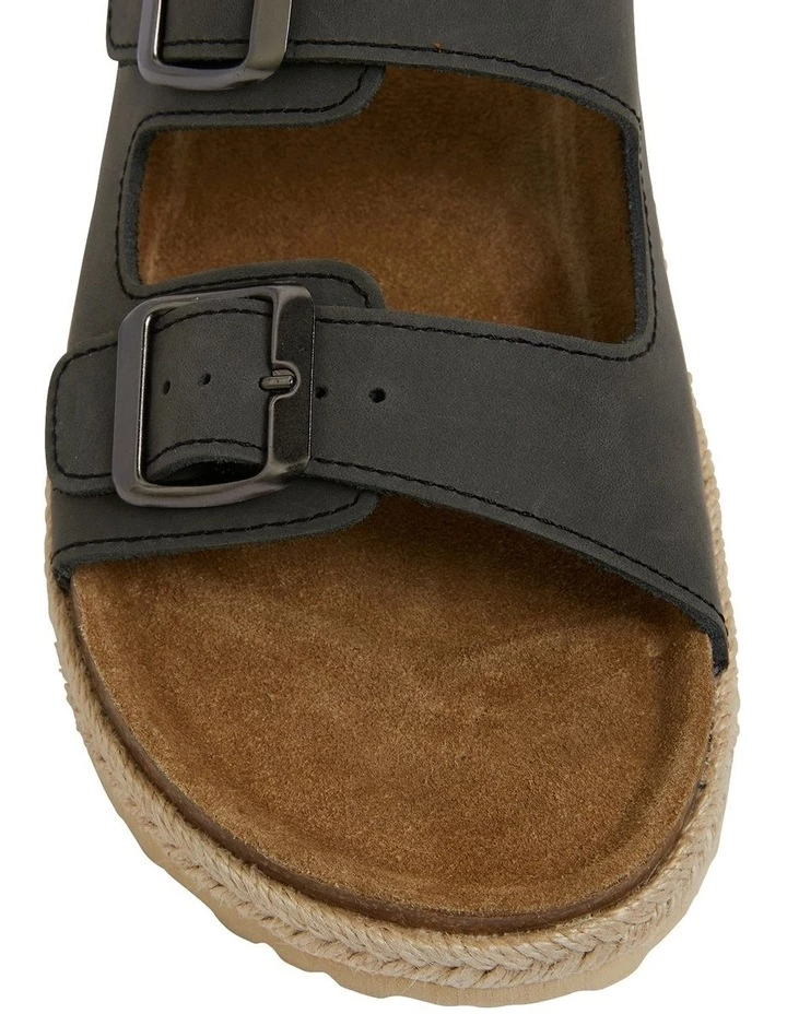 Cheapest ✔️ Easy Steps Crete Black Oily Nubuck 🩴 Sandals ⭐ 6 Cheapest ✔️ Easy Steps Crete Black Oily Nubuck 🩴 Sandals ⭐ - Image 6