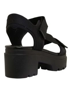 Deals ✨ Sandler Canyon Black Fabric 🩴 Sandals 🎉 -Women Shoes shop 895768750 4 720x928