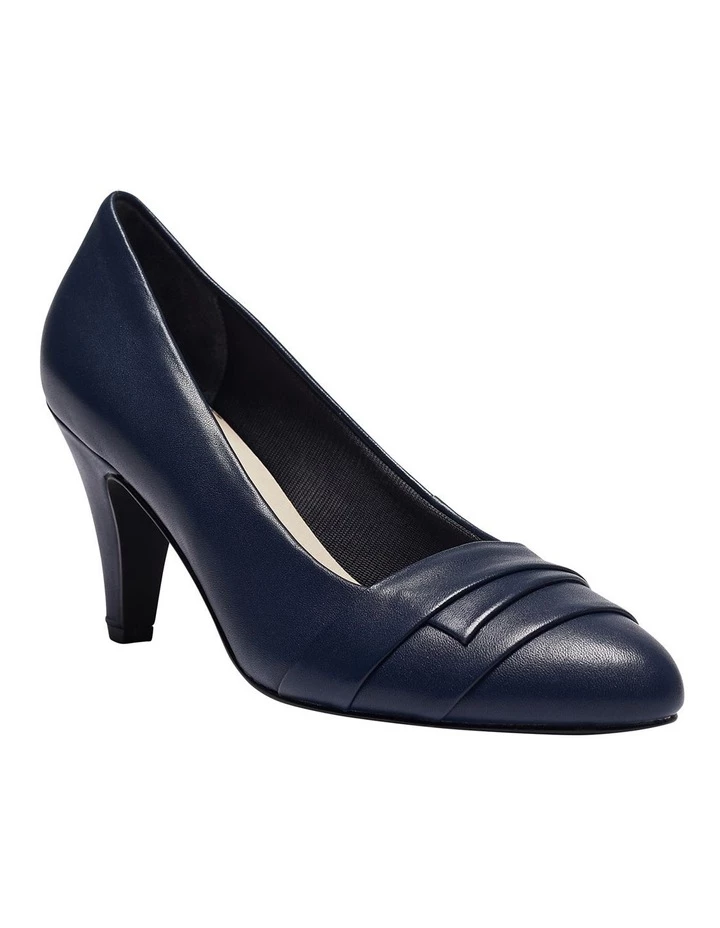 Hot Sale 😀 Easy Steps Matilda Navy Glove Heeled 👟 Shoes 🎉 2 Hot Sale 😀 Easy Steps Matilda Navy Glove Heeled 👟 Shoes 🎉 - Image 2