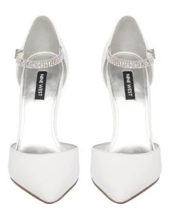 Budget ❤️ Nine West Fabulou White Pumps ✨ -Women Shoes shop 898944220 3 720x928