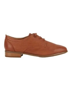 Cheap 🔔 Hush Puppies Luciana Tan Leather Lace-Up 👟 Shoes 😍