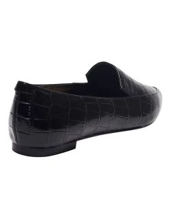 Discount 👍 Sandler Leoni Black Croc Print Flat 👟 Shoes 🤩 -Women Shoes shop 900445420 4 720x928