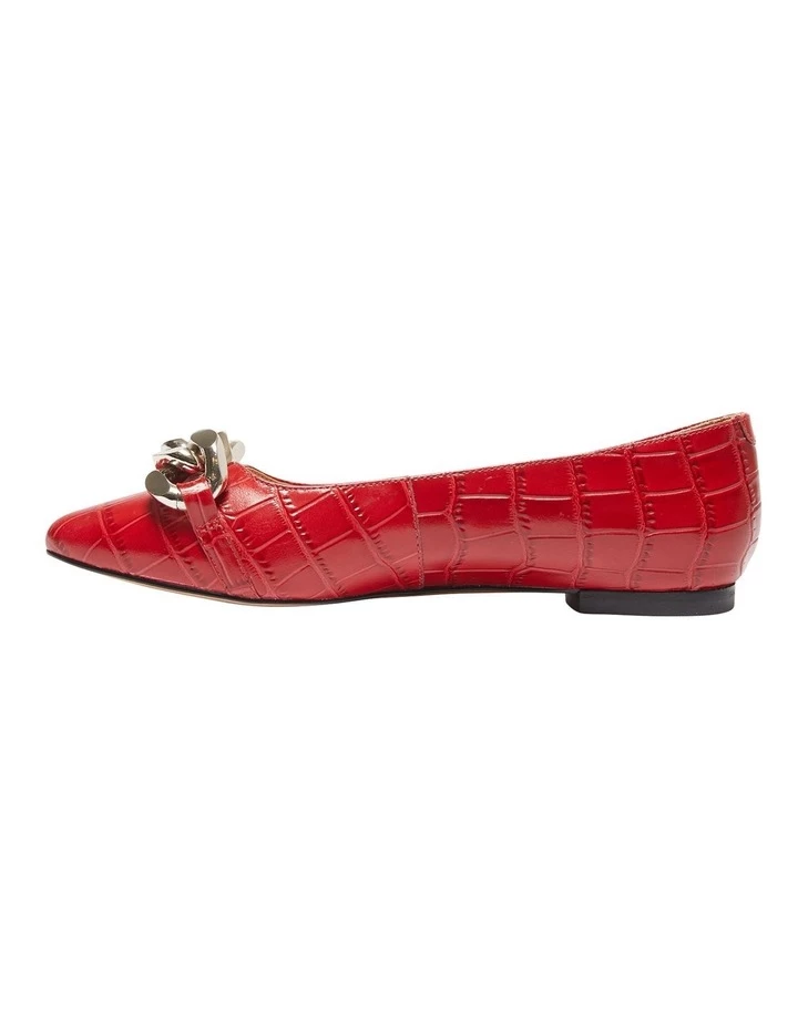 Hot Sale ๐ฏ Sandler Lacey Red Croc Print Flat ๐ Shoes ๐ 3 Hot Sale ๐ฏ Sandler Lacey Red Croc Print Flat ๐ Shoes ๐ - Image 3