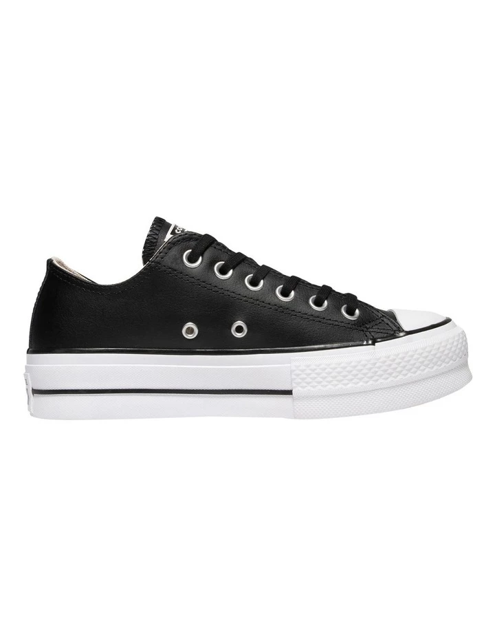 New 🥰 Converse Chuck Taylor All Star Black Leather Platform 👟 Sneakers 🔔 1 New 🥰 Converse Chuck Taylor All Star Black Leather Platform 👟 Sneakers 🔔