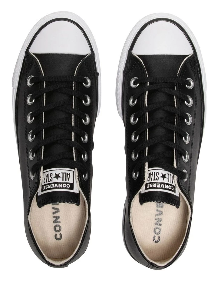 New 🥰 Converse Chuck Taylor All Star Black Leather Platform 👟 Sneakers 🔔 6 New 🥰 Converse Chuck Taylor All Star Black Leather Platform 👟 Sneakers 🔔 - Image 6