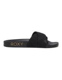 Best reviews of 🛒 Roxy Slippy Black Lux Slides 🧨