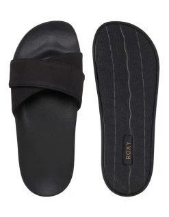Best reviews of 🛒 Roxy Slippy Black Lux Slides 🧨 -Women Shoes shop 901897660 3 720x928