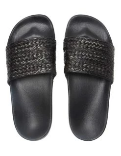 Top 10 🛒 Roxy Slippy Black Jute Slides 😀 -Women Shoes shop 901897930 3 720x928